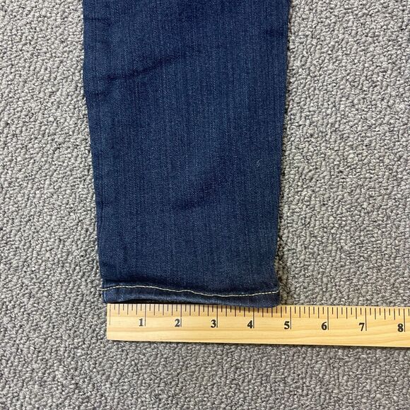 Paige Womens Jeans Size 26 Blue Hoxton Ankle Denim Flawed - Picture 11 of 16